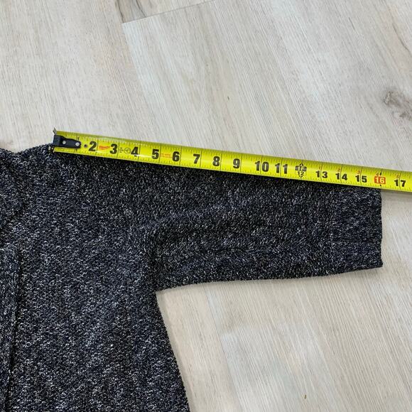 Eileen Fisher Jacket Womens Medium Linen Tweed Sweater Blazer Mesh Heavy Knit - Picture 9 of 10